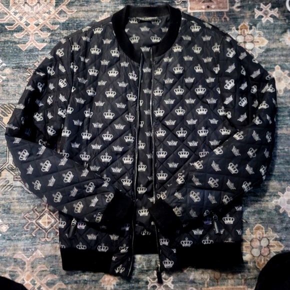 Dolce & Gabbana crown print bomber - Picture 4 of 8